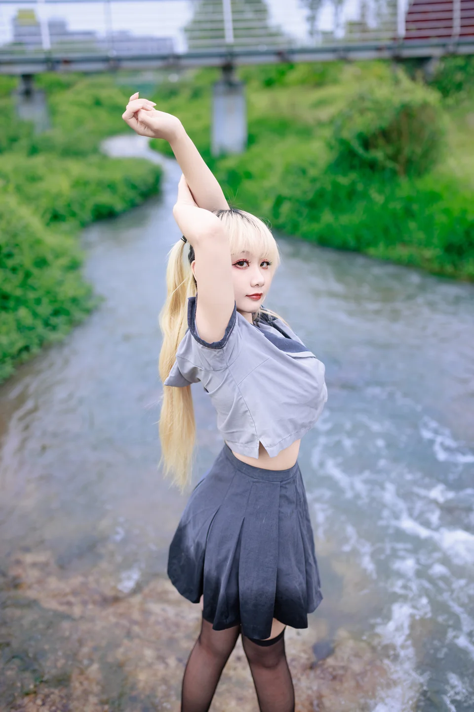 阿雪雪 - No.024 湿地JK [78P-1.77GB] tg@simisebaisi 【丝足阁】026.webp